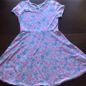 Girls floral dress size 14/16